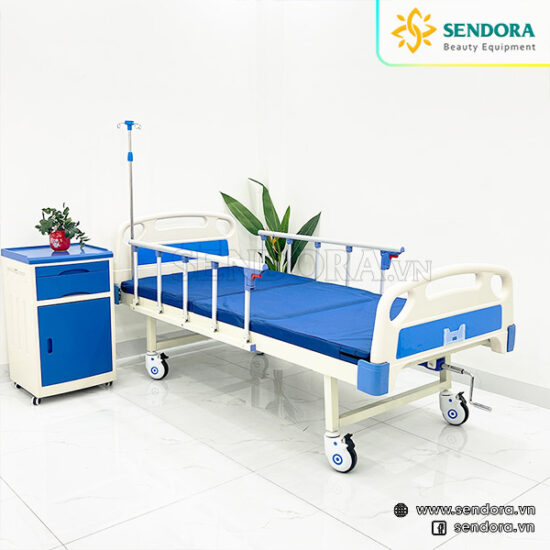 giường bệnh nhân một tay quay