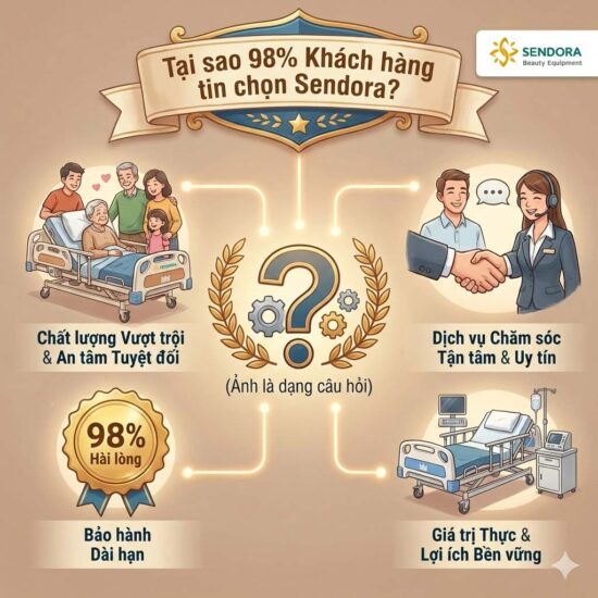 lý do khách hàng chọn giường bệnh nhân của Sendora