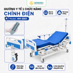 Giường y tế 1 chức năng chỉnh điện HM-EB01
