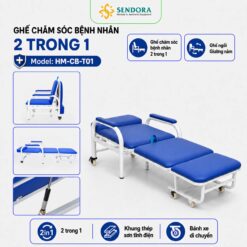 ghế giường chăm sóc bệnh nhân HM-CB-T01