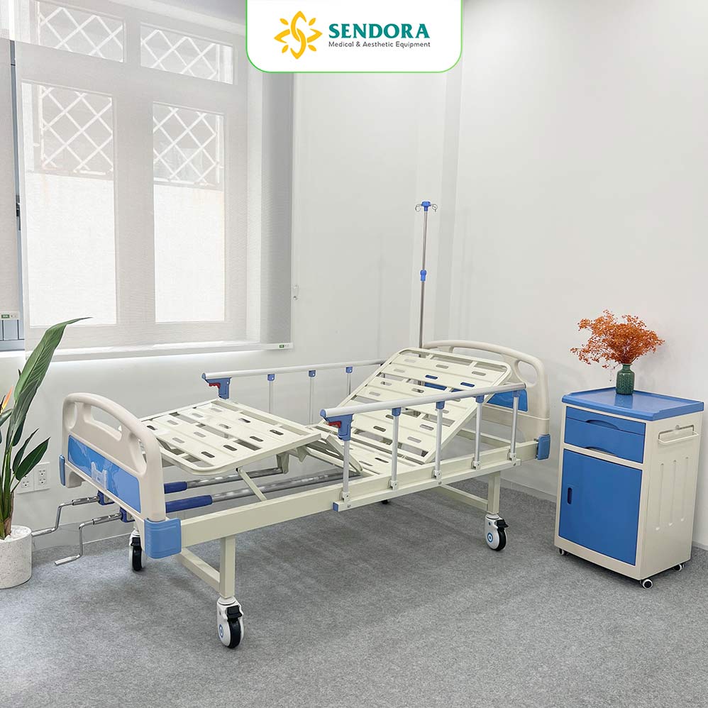Giường y tế 2 tay quay chỉnh cơ HM-MB02 chính hãng | Made in Viet Nam 3 Khung y tế 2 tay quay chỉnh cơ HM-MB02-T01 chính hãng | Made in Viet Nam