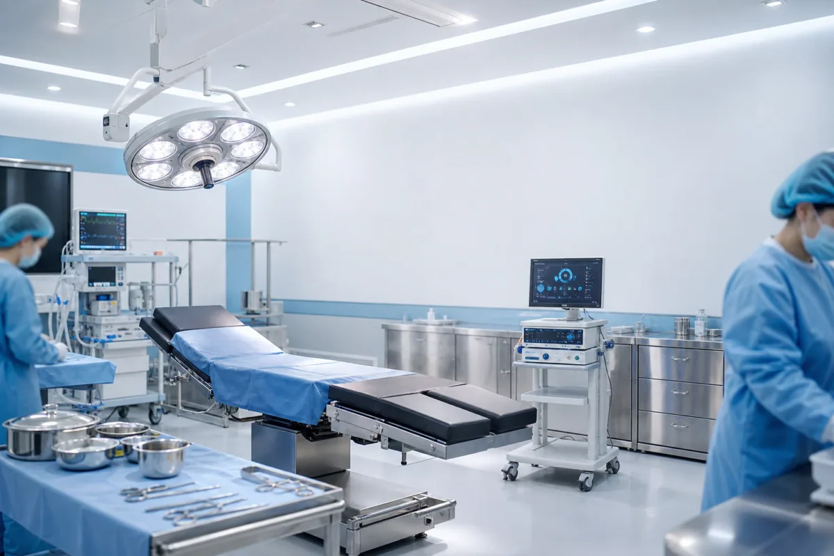thiết bị phòng mổ thẩm mỹ - Thiết bị phòng mổ thẩm mỹ: Tiêu chuẩn, so sánh cấu hình và chi phí
