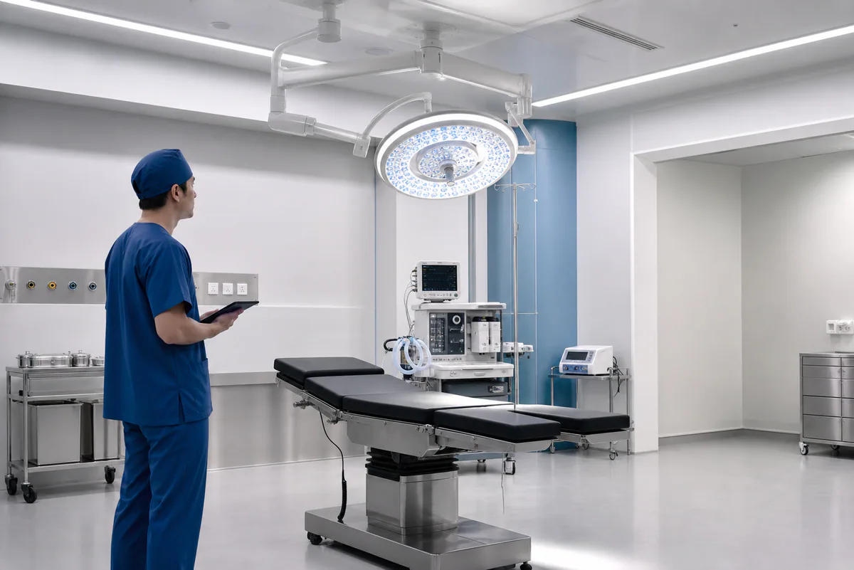 thiết bị phòng mổ thẩm mỹ - Khi nào nên chọn cấu hình tối giản và khi nào cần nâng cấp đồng bộ: Nếu cơ sở mới thành lập, tập trung vào các dịch vụ tiểu phẫu hoặc trung phẫu nhẹ, việc lựa chọn cấu hình tối giản giúp tiết kiệm ngân sách và nhanh chóng đưa phòng mổ vào hoạt động.