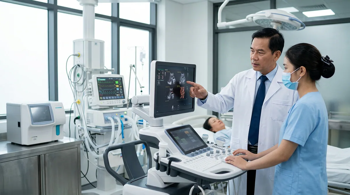 Kết luận nhanh: Định hướng trang bị WHO medical devices theo quy mô: Bệnh viện & Phòng khám đa khoa: Ưu tiên các dòng máy chẩn đoán hình ảnh, thiết bị xét nghiệm và hỗ trợ sự sống có độ chính xác tuyệt đối, tuân thủ nghiêm ngặt các hướng dẫn từ WHO medical devices resource.