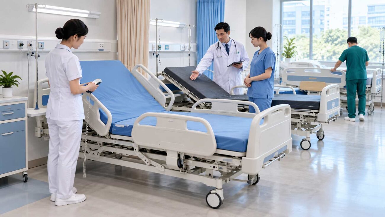 Bàn Giao Giường Bệnh Nhân Chỉnh Điện Humed HM-E4 Tại Bệnh Viện Đa Khoa Khu Vực Cam Ranh 5 Bàn giao giường bệnh nhân chỉnh điện Humed HM-E4