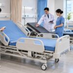 Bàn giao giường bệnh nhân chỉnh điện Humed HM-E4