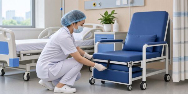 Ghế HM-CB-T01 cho người nhà bệnh nhân: Dùng sao hợp lý?