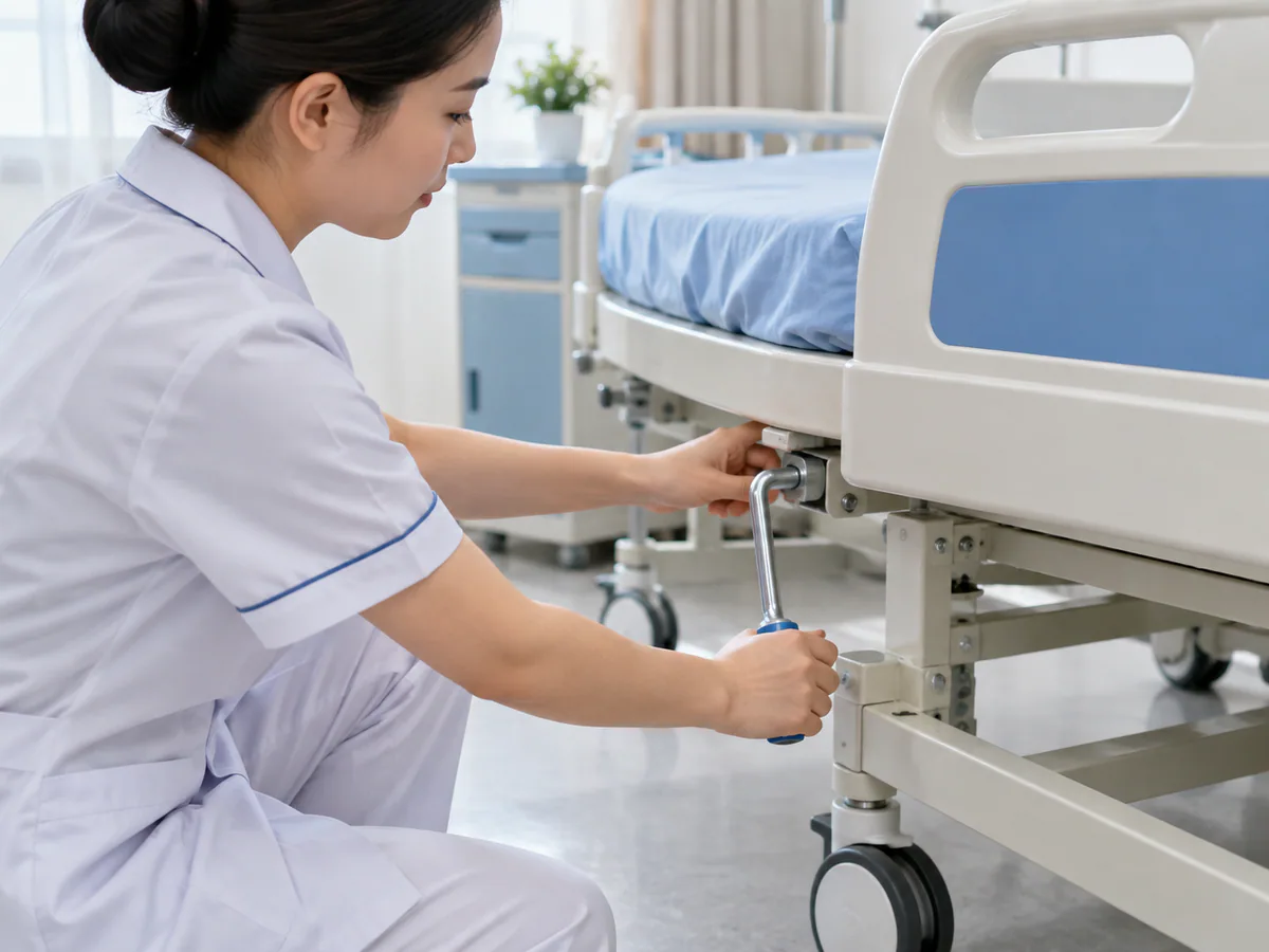 Hướng dẫn vận hành giường bệnh nhân Sendora an toàn theo từng nhóm: Mỗi dòng thiết bị đòi hỏi thao tác kỹ thuật riêng để tránh kẹt khớp cơ khí và giảm thiểu rủi ro té ngã.